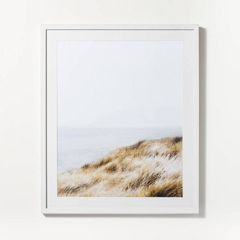 Photo 1 of (DENTED/SCRATCHED) 30" X 36" Cold Beach Framed Wall Art - Threshold™ Designed with Studio McGee
