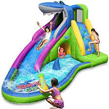 Photo 1 of ACTION AIR Inflatable Water Slide, Shark Bounce House