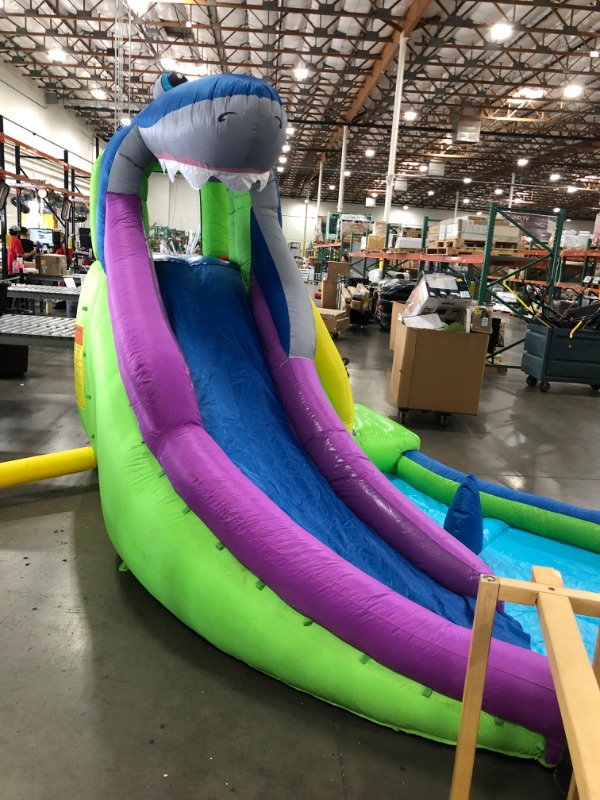 Photo 5 of ACTION AIR Inflatable Water Slide, Shark Bounce House