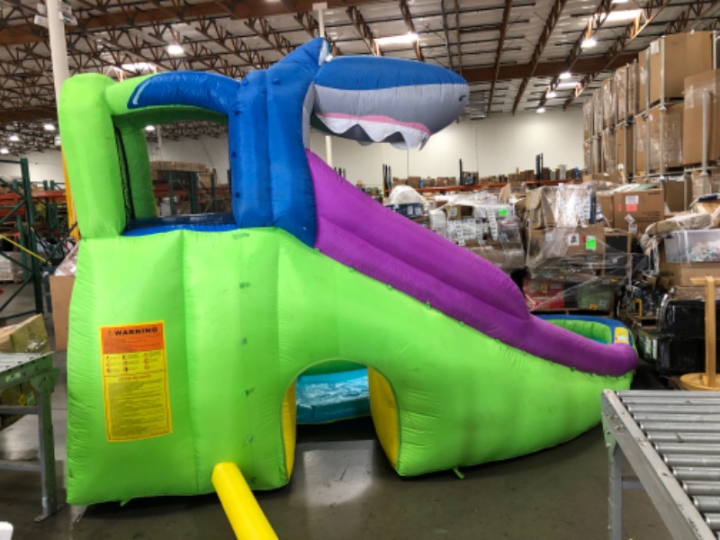 Photo 8 of ACTION AIR Inflatable Water Slide, Shark Bounce House