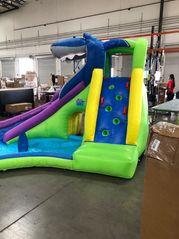 Photo 2 of ACTION AIR Inflatable Water Slide, Shark Bounce House