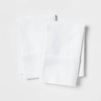 Photo 1 of 400 Thread Count Solid Performance Pillowcase Set - Threshold™, Standard

