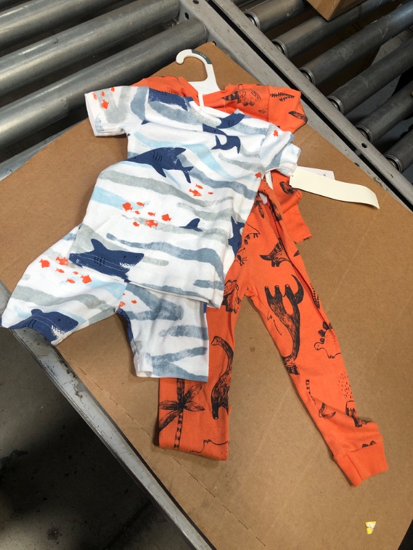 Photo 1 of 4 pc Shars/Dino Snug Fit Pajama Set, Size 18M
