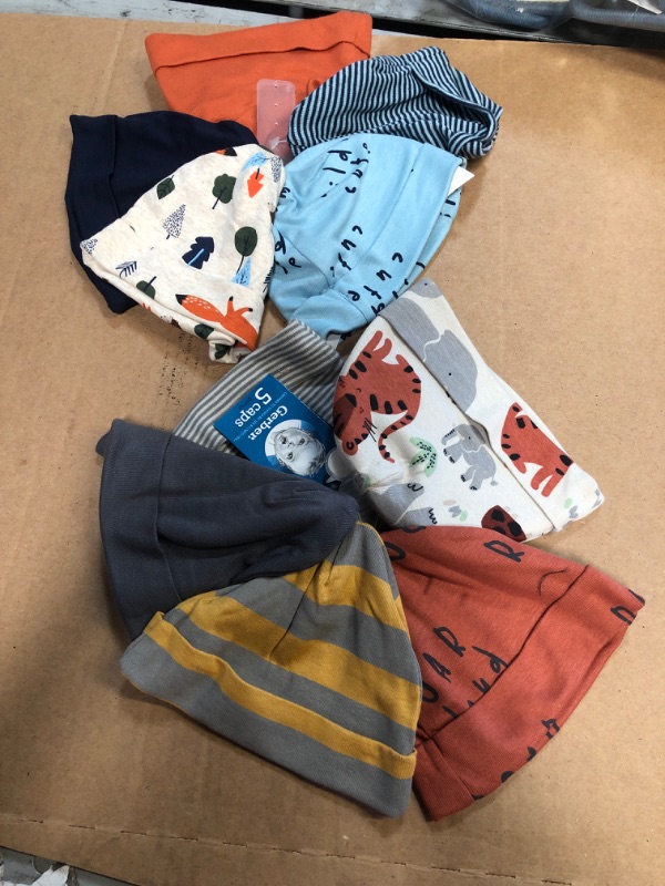 Photo 1 of 2 packs of bundled Baby Caps, Varying Designs (10 total) 