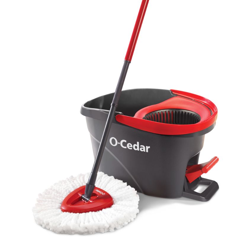 Photo 1 of (MISSING MOP, STICK; SCRATCHED) O-Cedar Easy Wring Spin Mop & Bucket

