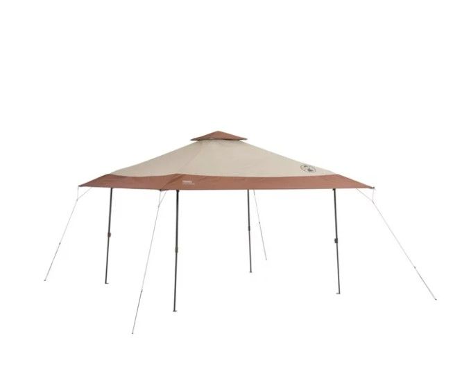 Photo 1 of ***PARTS ONLY*** Coleman Instant Pop-Up Beach Outdoor Canopy, 13 x 13 ft, Tan
