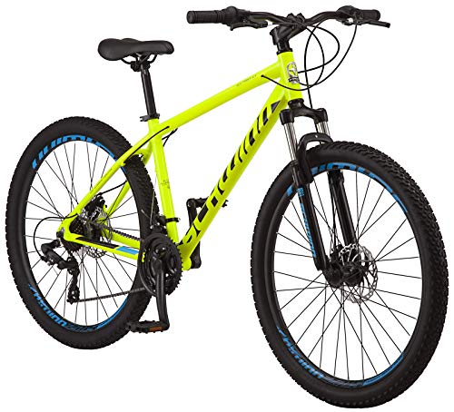 Photo 1 of  Schwinn High Timber ALX Youth/Adult Mountain Bike, Aluminum Frame and Disc Brakes, 27.5-Inch Wheels, 21-Speed, Yellow