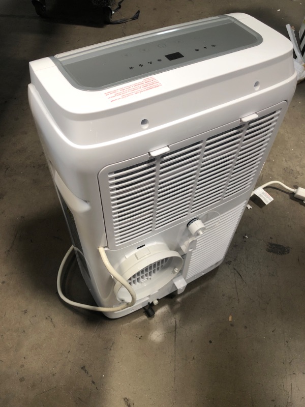 Photo 6 of ***PARTS ONLY*** BLACK+DECKER 8,500 BTU Portable Air Conditioner with Remote Control, White
