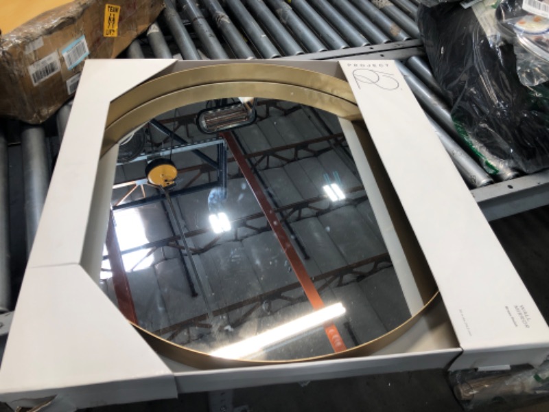 Photo 1 of 30" Flush Mount Round Decorative Wall Mirror - Project 62™