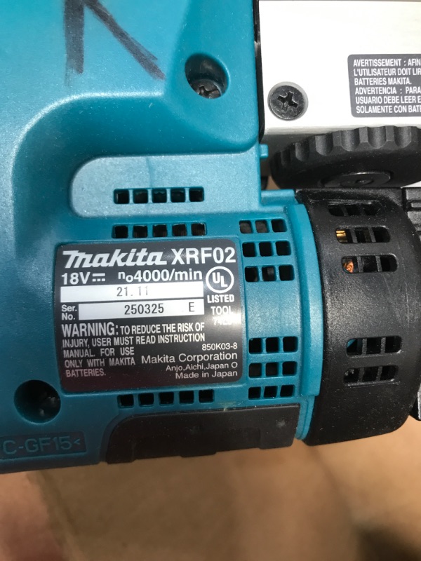 Photo 4 of **TOOL ONLY**Makita XRF02Z 18V LXT Lithium-Ion Cordless Autofeed Screwdriver Kit
