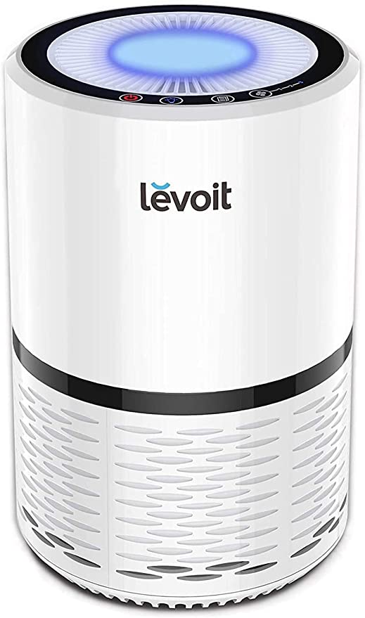 Photo 1 of **USED**LEVOIT Air Purifiers for Home, H13 True HEPA Filter for Smoke, Dust, Mold, and Pollen in Bedroom, Ozone Free, Filtration System Odor Eliminators for Office with Optional Night Light, 1 Pack, White
