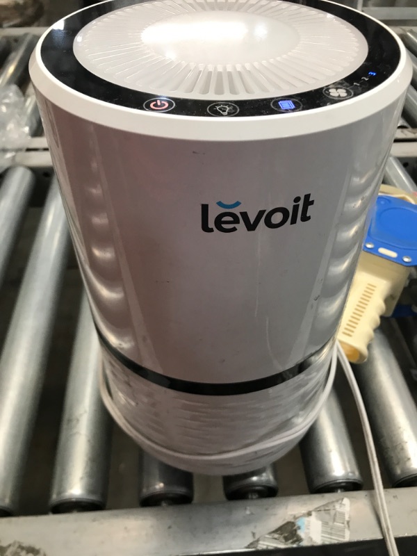 Photo 1 of **USED**LEVOIT Air Purifiers for Home, H13 True HEPA Filter for Smoke, Dust, Mold, and Pollen in Bedroom, Ozone Free, Filtration System Odor Eliminators for Office with Optional Night Light, 1 Pack, White
