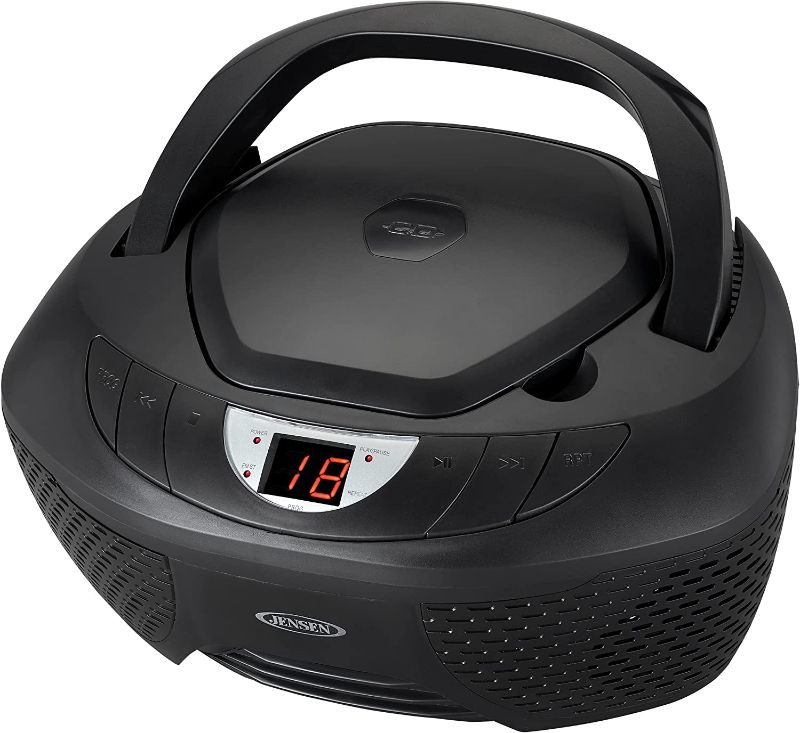 Photo 1 of JENSEN CD-475 Portable Stereo CD Player with AM/FM Radio
