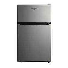 Photo 1 of **PARTS ONLY**ONLY FREEZER SECTION WORK**
Whirlpool 3.1 cu ft Mini Refrigerator Stainless Steel WH31S1E

