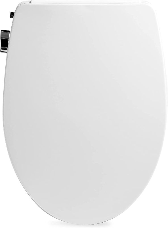 Photo 1 of Bio Bidet by Bemis Slim Zero Bidet Toilet Seat, Elongated, White
