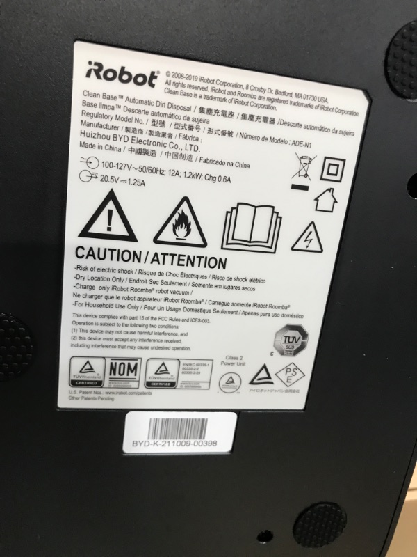 Photo 8 of iRobot Roomba i7+ (7550) Robot Vacuum with Automatic Dirt Disposal - Empties Itself for up to 60 days, Wi-Fi Connected, Smart Mapping, Works with Alexa, Ideal for Pet Hair, Carpets, Hard Floors, Black 13.34"L x 13.34"W x 3.63"H

