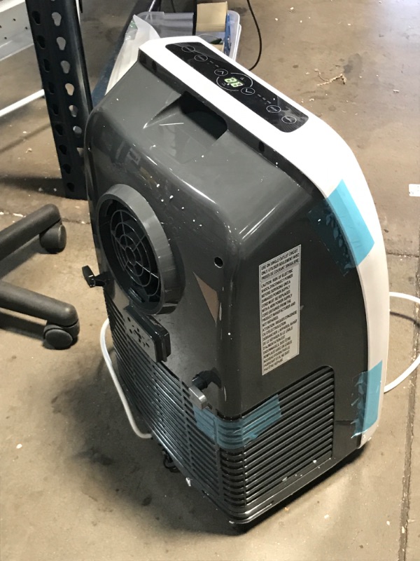 Photo 3 of **PARTS ONLY**
Portable Electric Air Conditioner Unit - 900W 8000 BTU Power Plug In AC Cold Indoor Room Conditioning System w/ Cooler, Dehumidifier, Fan, Exhaust Hose, Window Seal, Wheels, Remote - SereneLife SLPAC8 13.8"D x 14.6"W x 27.2"H
