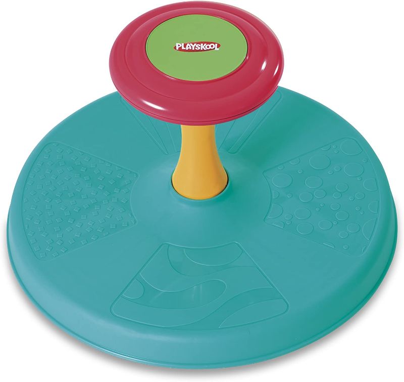 Photo 1 of (COSMETIC DAMAGES) Playskool Sit ‘n Spin Classic Spinning Activity Toy for Toddlers Ages Over 18 Months