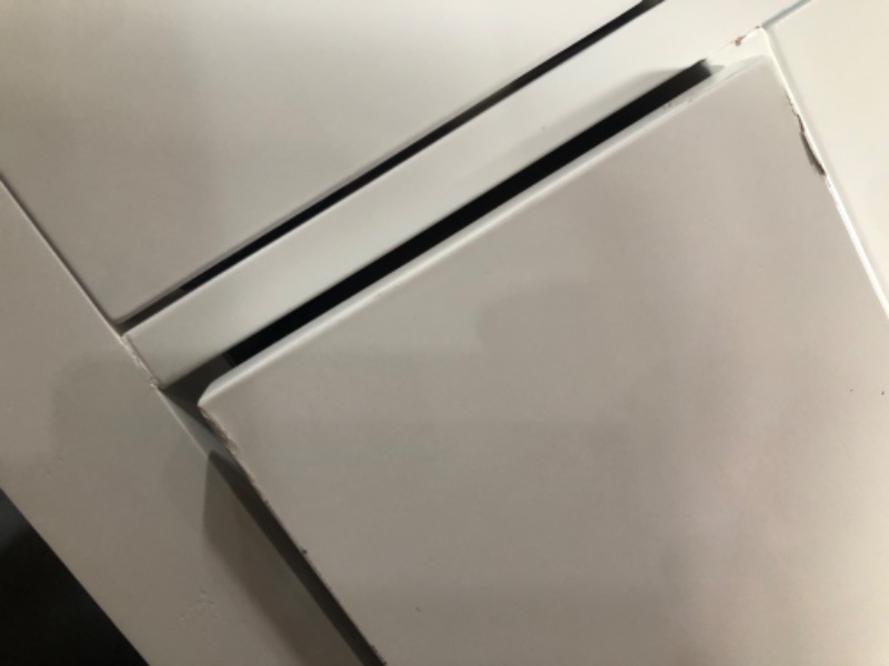 Photo 1 of (COSMETIC DAMAGES) Ariel 54" White Bathroom Vanity Base