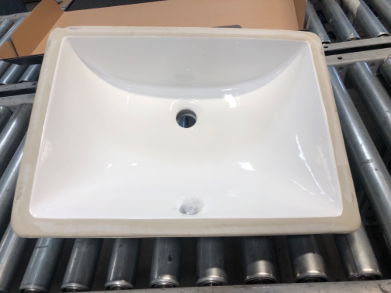 Photo 2 of 20" x 15" square white sink