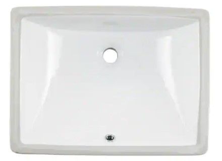 Photo 1 of 20" x 15" square white sink