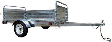 Photo 1 of (DENTED CORNER/SCRATCHED) Detail K2 MMT5X7G 5 ft. x 7 ft. Multi Purpose Utility Trailer Kits (Galvanized)
