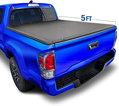 Photo 1 of (MISSING MANUAL/HARDWARE) Tyger Auto T3 Soft Tri-Fold Truck Bed Tonneau Cover Compatible with 2016-2022 Toyota Tacoma (Does Not Fit Trail Special Edition with Storage Boxes) | Fleetside 5' Bed (60") | TG-BC3T1630
