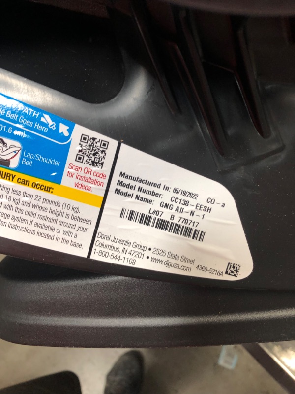 Photo 1 of Safety 1st Grow and Go All-in-One Convertible Car Seat, Rear-Facing 5-40 pounds, Forward-Facing 22-65 pounds, and Belt-Positioning Booster 40-100 pounds, Night Horizon
