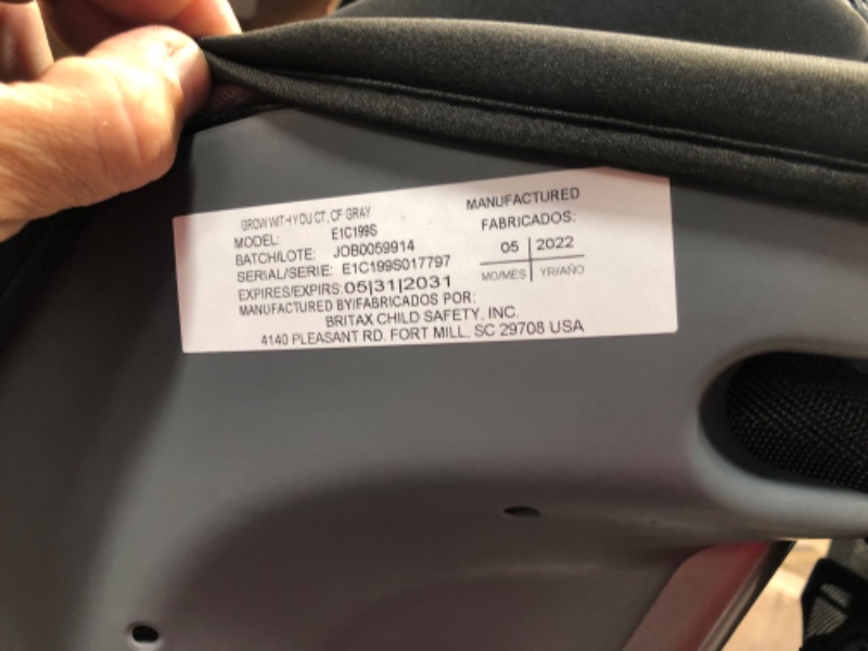Photo 1 of Britax Grow with You ClickTight Cool Flow Harness-2-Booster Car Seat