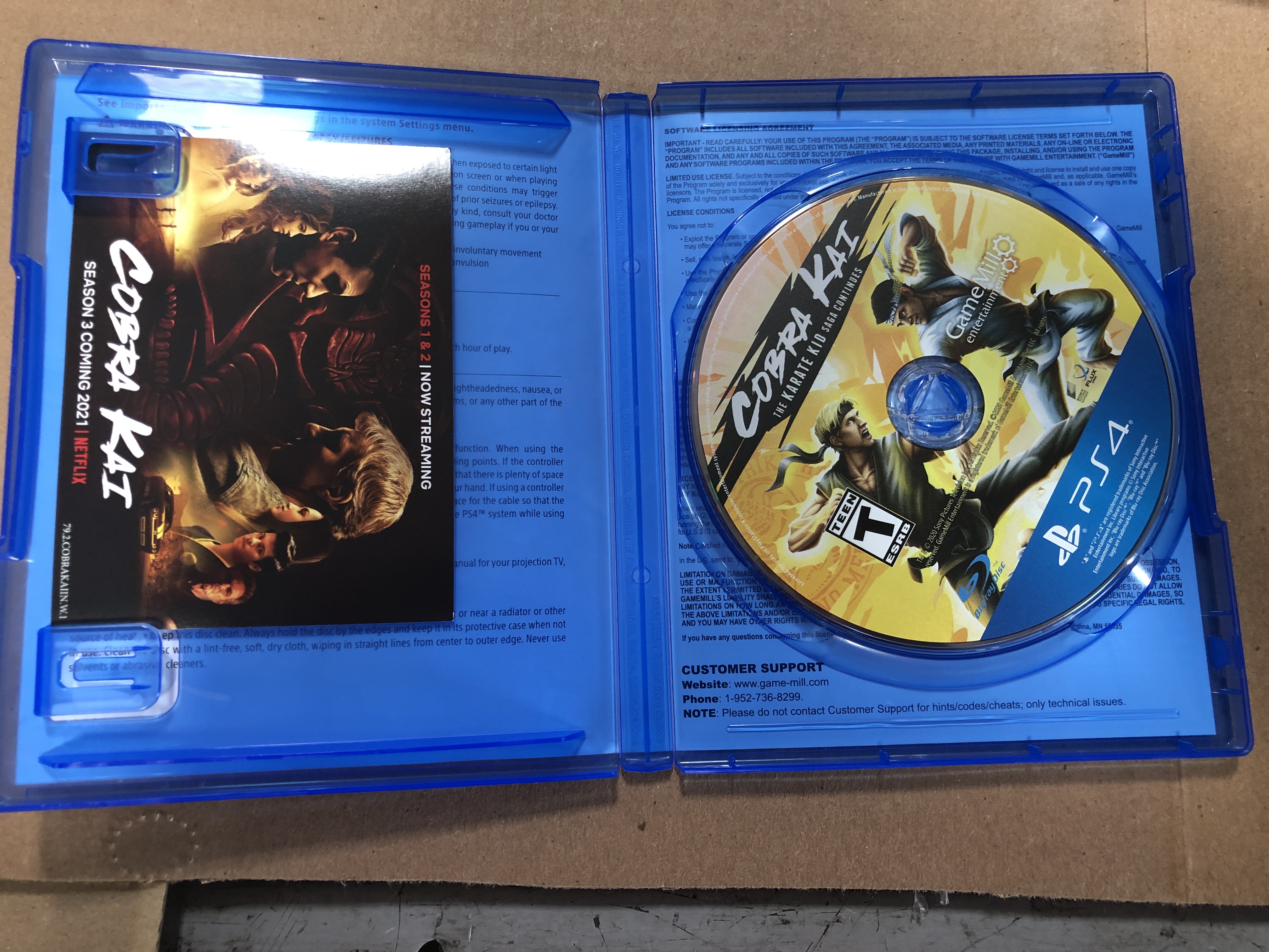 Photo 3 of Cobra Kai: the Karate Kid Saga Continues - PlayStation 4 (FACTORY PACKAGED OPENED FOR INSPECTION)