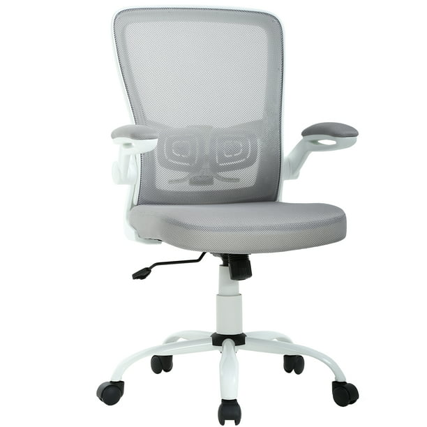 Photo 1 of Office Chair Ergonomic Cheap Desk Chair Mesh Computer Chair Back Support Mid Back Executive Chair Task Rolling Swivel Chair for Back Pain, Grey
