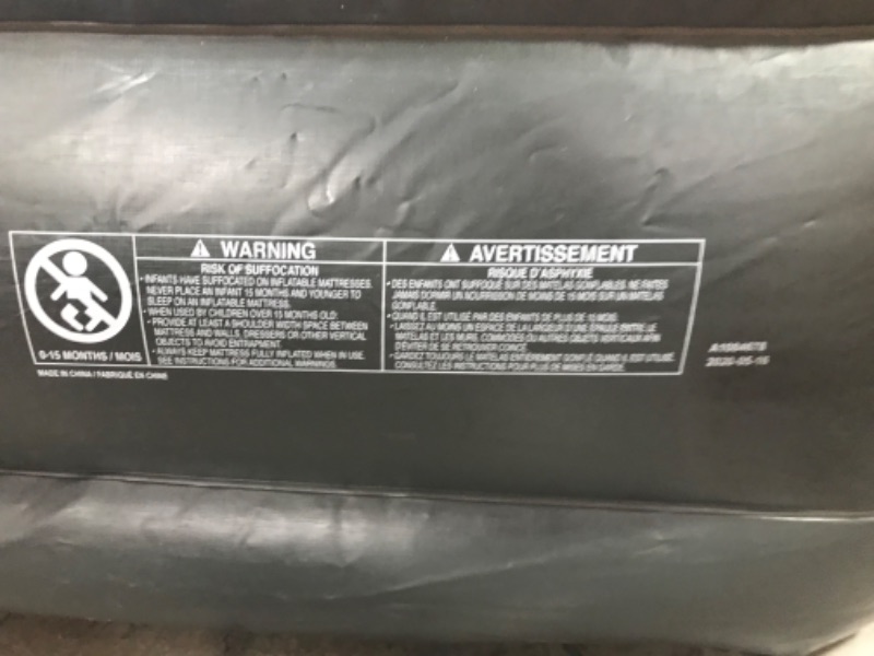 Photo 4 of *DAMAGED* SLEEPLUX Durable Inflatable Air Mattress with Built-in Pump, Pillow and USB Charger- queen size 