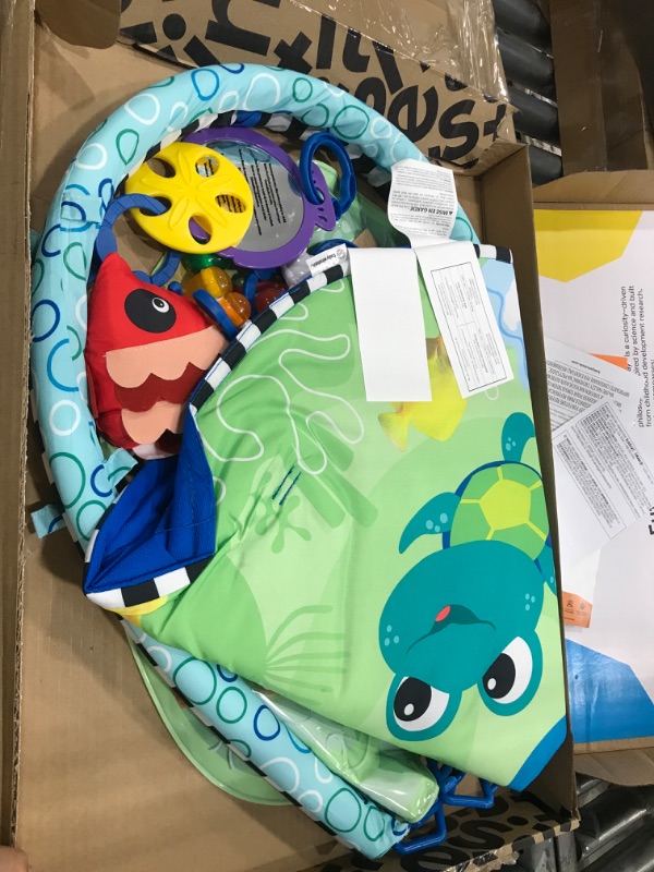 Photo 1 of Baby Einstein Sea Floor Explorers 2-in-1 Water Mat Portable Tummy Time Activity Play Gym
