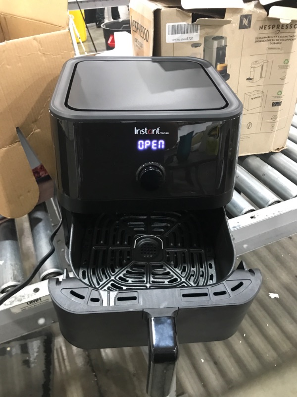 Photo 1 of Instant Pot Vortex 5.7QT Large Air Fryer Oven Combo, Customizable Smart Cooking Programs, Digital Touchscreen, Nonstick and Dishwasher-Safe Basket, Includes Free App with over 1900 Recipes
