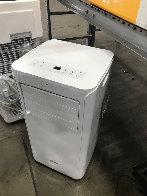Photo 3 of ***PARTS ONLY*** Haier 9000 BTU 3-in-1 Portable Air Conditioner for Small Rooms with Remote White

