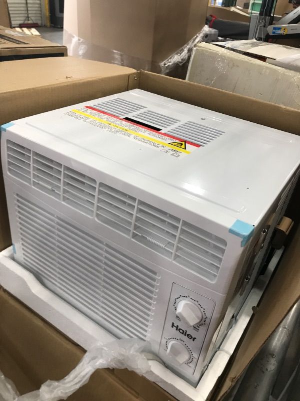 Photo 2 of Haier 5050 BTU 115V Window Air Conditioner for Bedroom White QTPC05AA

