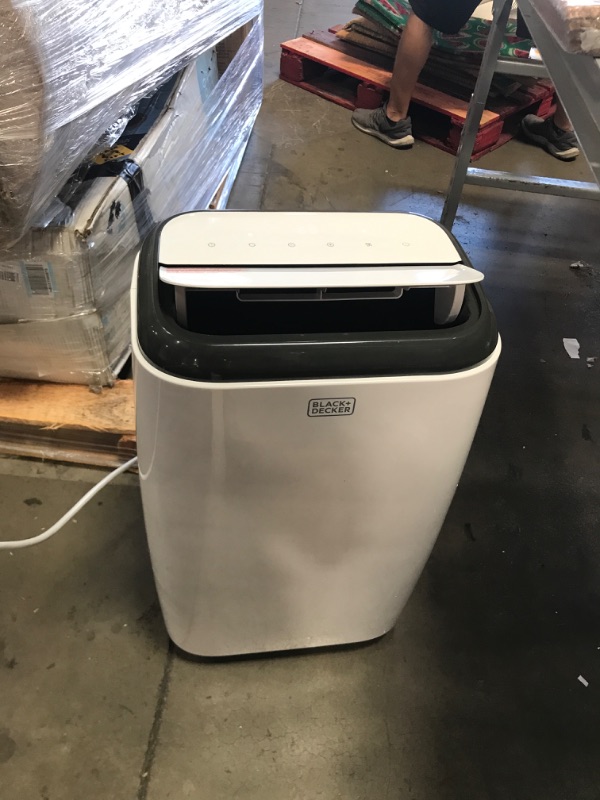 Photo 2 of BLACK+DECKER 12,000 BTU Portable Air Conditioner with Heat and Remote Control, White
