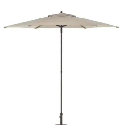 Photo 1 of 7.5 ft. Steel Market Outdoor Patio Umbrella