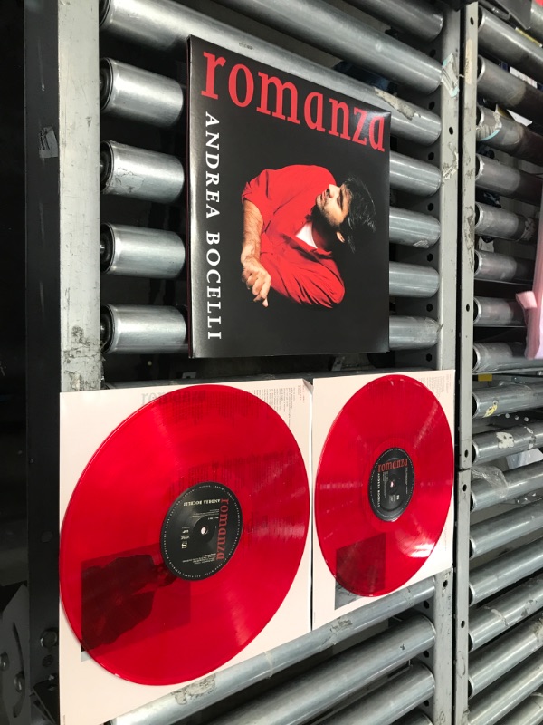 Photo 2 of **VINYL DISK BENT**
Andrea Bocelli - Romanza (Target Exclusive, Vinyl)

