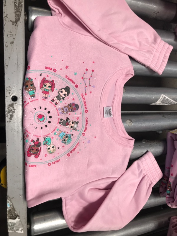 Photo 2 of SIZE 6-6X-Girls' L.O.L. Surprise! Constellations Sweatshirt - Pink

