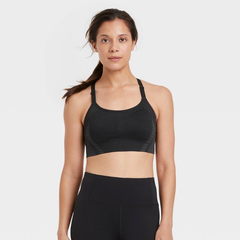 Photo 1 of SIZE M-Women's High Support Seamless Bonded Bra - All in Motion™
