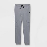 Photo 1 of Boys' French Terry Cargo Jogger Pants - art class™ Size M 8/10
