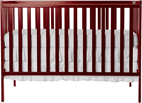 Photo 1 of Dream On Me Synergy 5-In-1 Convertible Crib In Cherry, Greenguard Gold Certified
