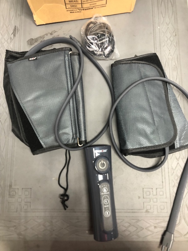 Photo 1 of CINCOM Leg Massager for Circulation Air Compression Calf Wraps with 2 Modes 3 Intensities and Helpful for RLS and Edema
