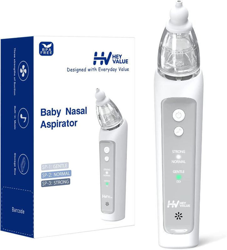 Photo 1 of Baby Nasal Aspirator | Nose Sucker for Baby | Baby Nose Cleaner | Electric Nasal Aspirator for Toddler, Rechargeable with Music Function Adjustable Volume
