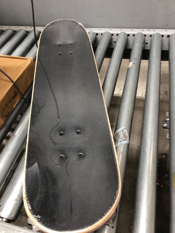 Photo 3 of  Complete Skateboard - Pro Style Quality - Maple 7-Ply Deck, Aluminum Trucks, Urethane Wheels, Precision Bearings - The Perfect Beginners First Board
