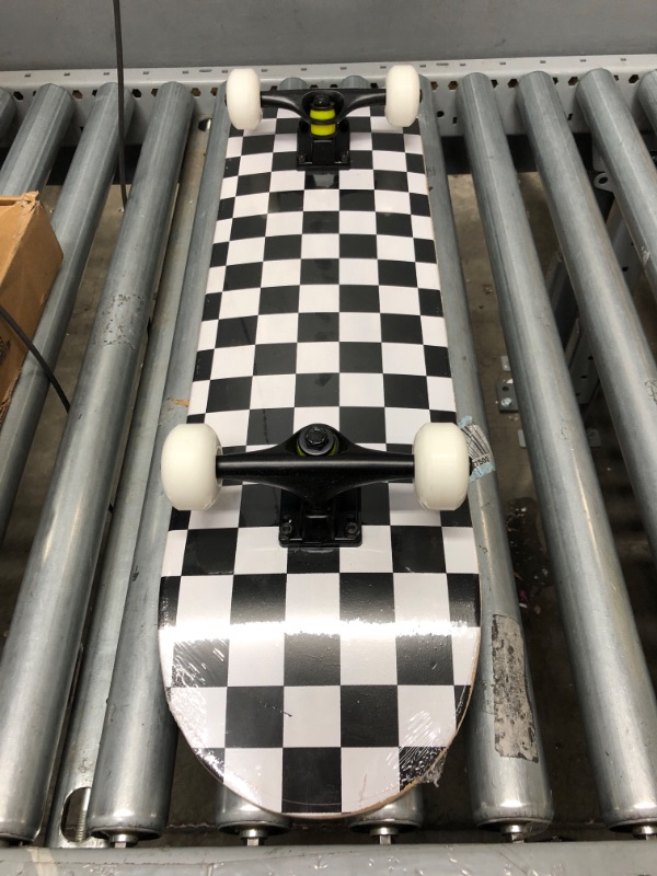 Photo 2 of  Complete Skateboard - Pro Style Quality - Maple 7-Ply Deck, Aluminum Trucks, Urethane Wheels, Precision Bearings - The Perfect Beginners First Board
