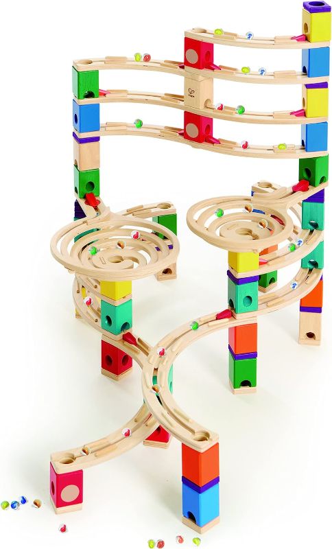 Photo 1 of Award Winning Hape Quadrilla Wooden Marble Run Construction - The Cyclone
