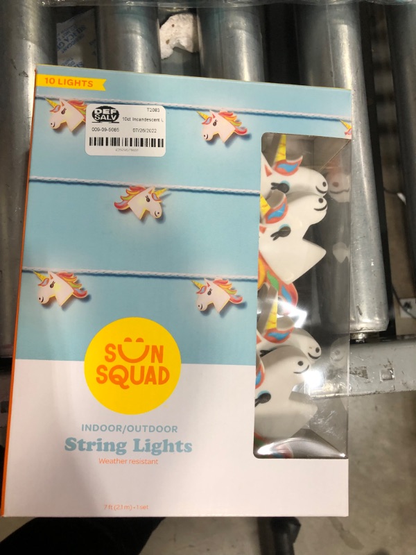 Photo 2 of 10ct Incandescent Unicorn Mini Lights - Sun Squad™
