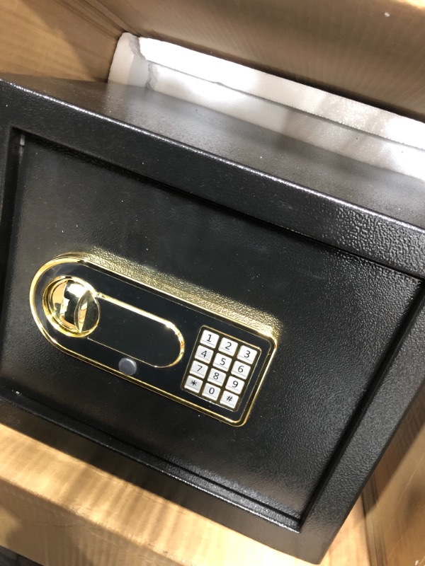 Photo 2 of 1.2Cub Fireproof Safe with Waterproof Fireproof Money Bag, Safe Box with Digital Keypad Key and Emergency Battery Box, Home Safe for Cash, Jewellery, Important Documents, Guns or Medicines
